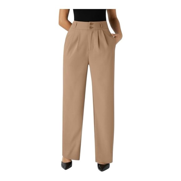 Halara High Waisted Zipper Pocket Straight Leg Work Pants LP Cartouche 02636947 - Picture 1 of 11